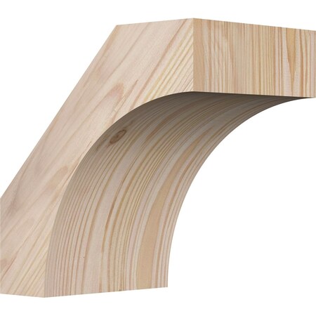 Ekena Millwork 5 1/2"W x 8"D x 8"H Westlake Smooth Knee Brace, Douglas Fir BRC06X08X08WTL00SDF
